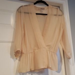 Sheer nude colored top